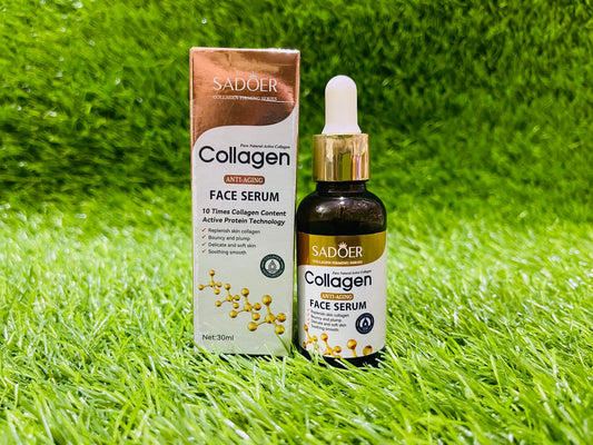 SADOER Collagen Face Serum – Moisturize, Brighten, and Hydrate Your Skin – 30ml