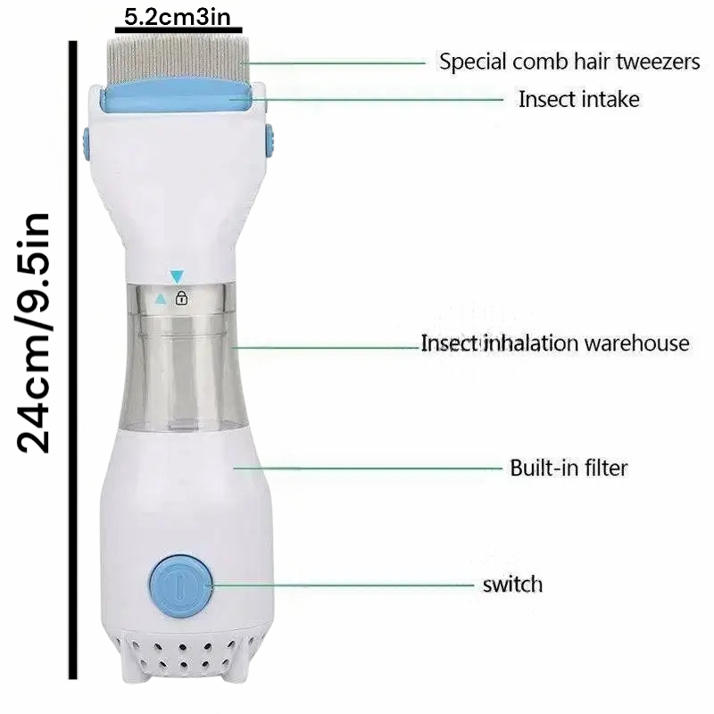 V Comb Electric Anti Lice Removal Machine