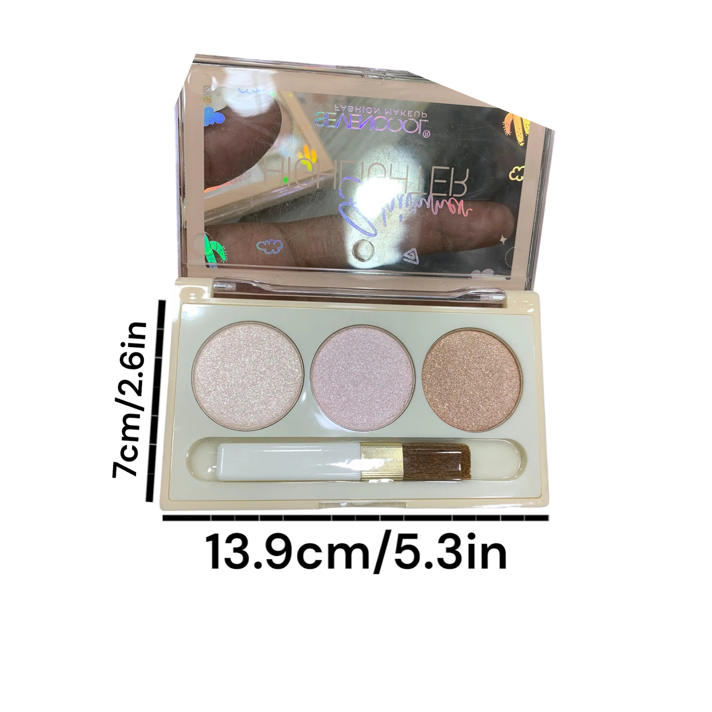 SevenCool Strobe Glow 3in1 Highlighter Kit