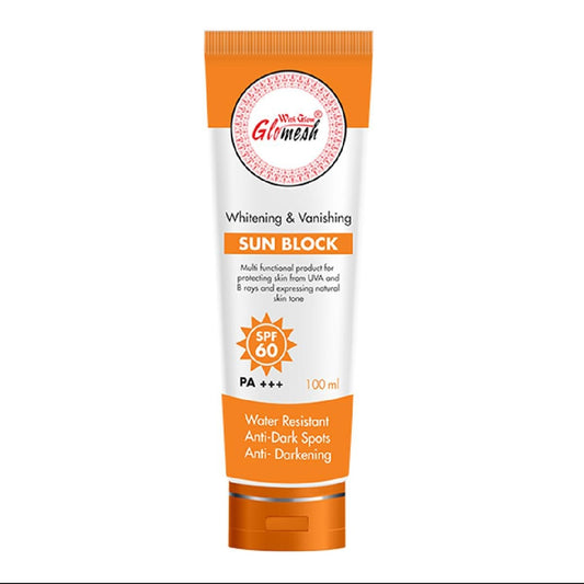 GLOMESH SUNBLOCK SPF 60+ 120ML(ALL SKIN TYPES)