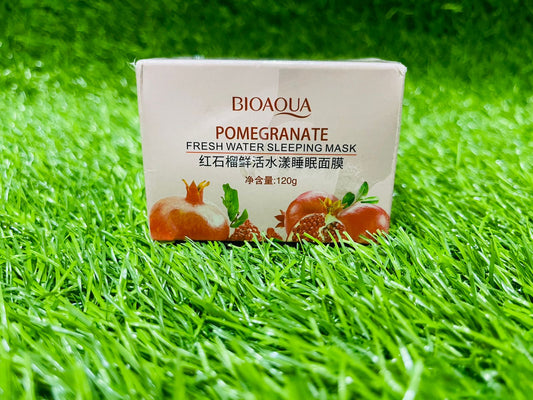BIOAQUA POMEGRANATE FRESH MOISTURIZING MINERAL SLEEP MASK(FOR DRY SKIN)