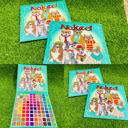 Naked 100 Color Velvet+Shimmer+Matt Eyeshadow Palette