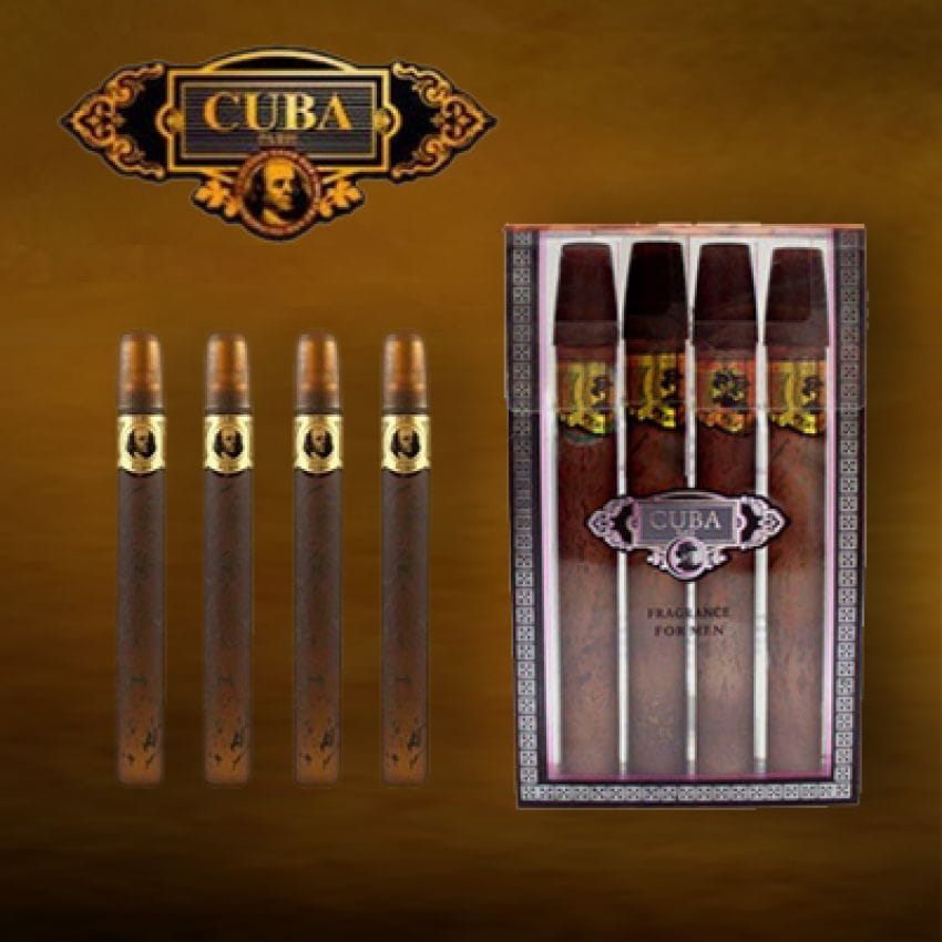 Cuba Pen Perfume For Men Pack Of 4 - 35 ml Each.