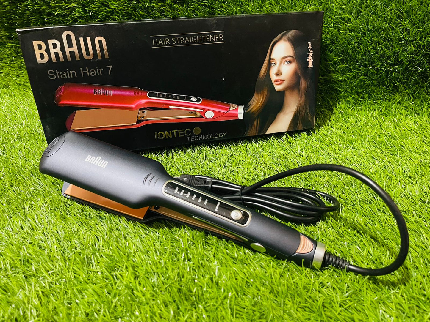 Braun Satin Hair 7 Hair Straightener, IONTEC Technology,