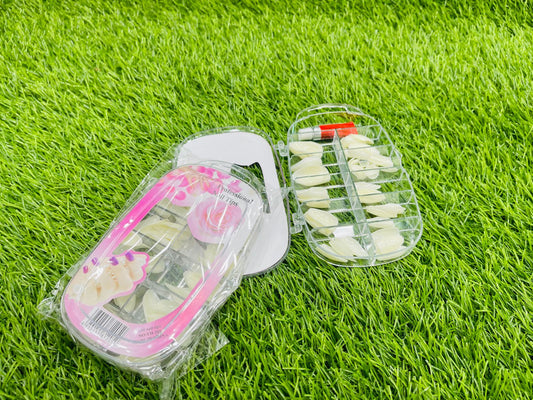 100PCS WHITE NAILS