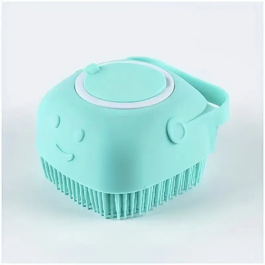 Soft Silicone Body Brush With Ergonomic Non-Slip Handle
