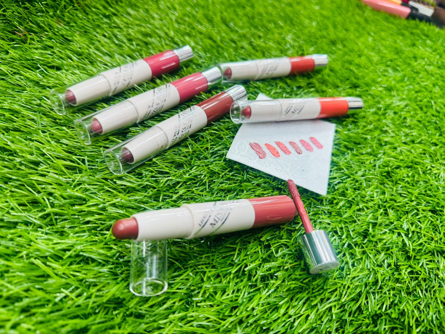 Miss Rose 2in1 Matte Lipgloss Plus Lipstick Pack Of 6