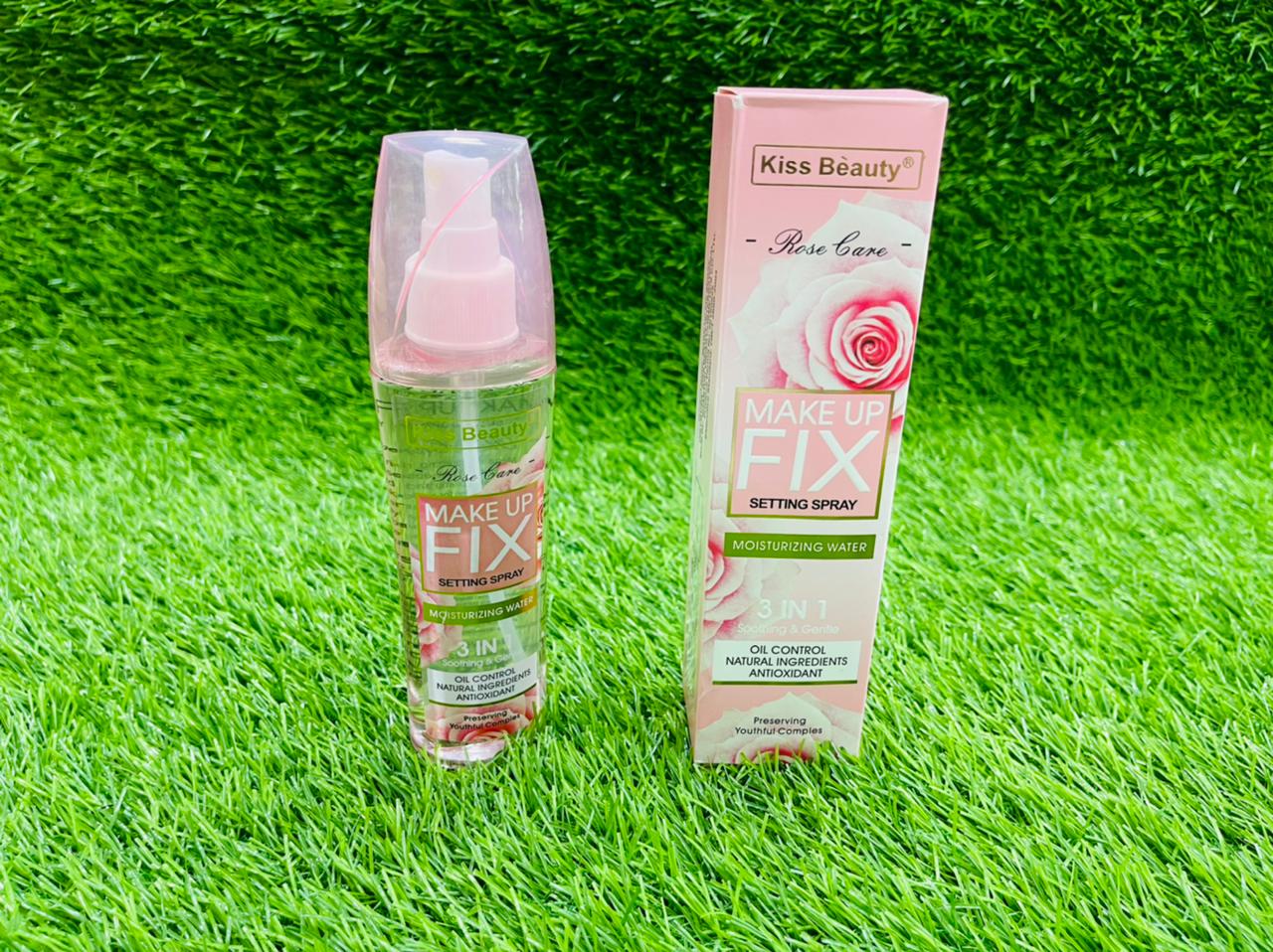 KISSBEAUTY ROSE MAKEUP FIXER 150ML.