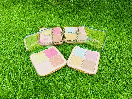 Miss rose Illusory Ice Cube 4-Color Highlighter kit
