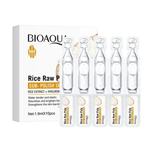 Biaoqua Rice Raw Pulp Sub-Polish Hyaluronic Acid Serum 1.9ML (Single pcs)