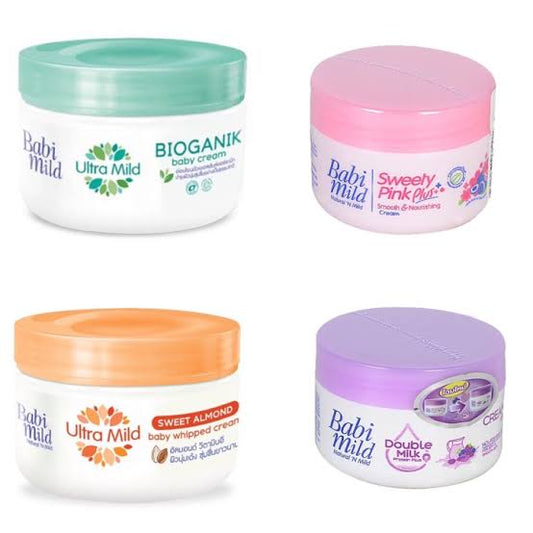 Babi Mild Moisturizing Cream Moisturizer for 24 hours and protect skin 50G