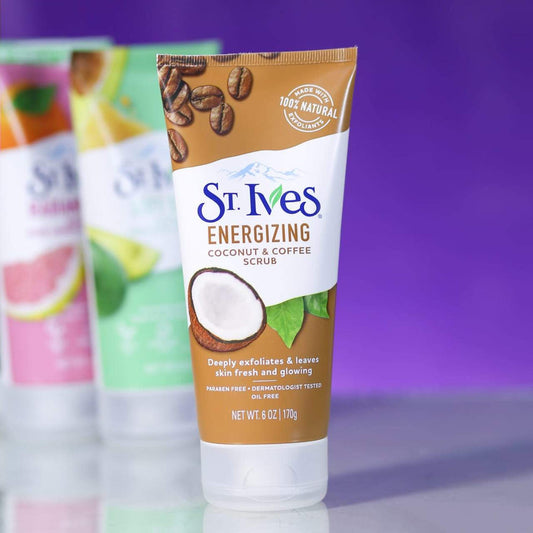 ST.IVES ENERGIZING COCONUT & COFFEE SCRUB (ALL SKIN TYPES)