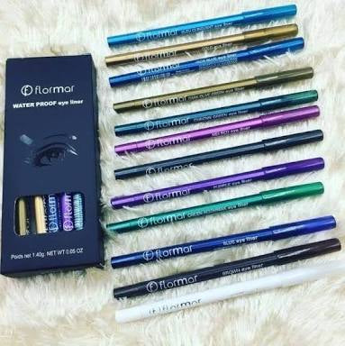 FLORMAR EYE PENCILS PACK OF 12 (EYE)