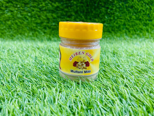 MEIREN GOLD MULTANI MITTI POWDER MASK SUPREME QUALITY(ALL SKIN TYPES)