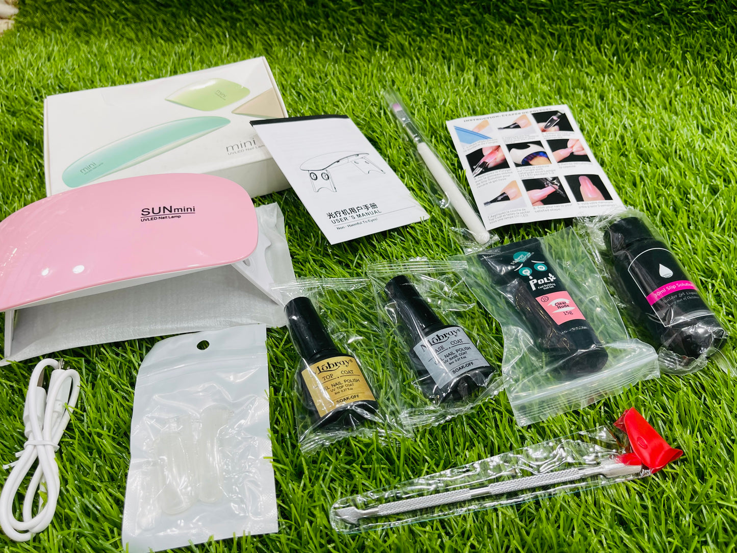 MOBRARY POLY GEL COMPLETE NAIL KIT
