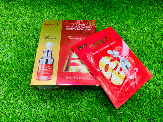 HAOKALI COLLAGEN FACE SHEET MASK (FOR ALL SKIN TYPES)