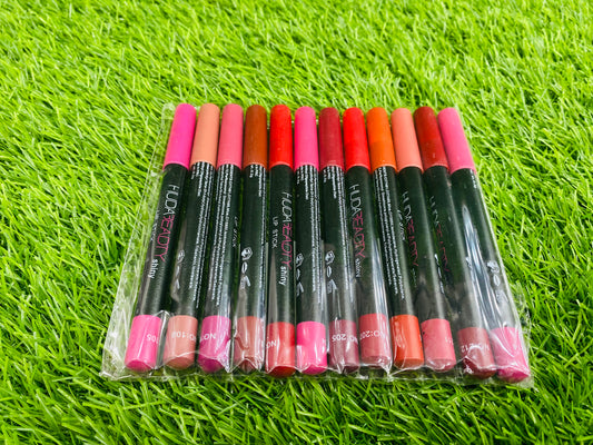 HUDA BEAUTY LIPPENCILS MATT PACK OF 12