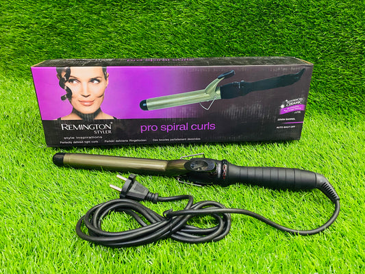 REMINGTON STYLER PRO SPIRAL CURL AUTO SHUTOFF HAIR CURLER S-179