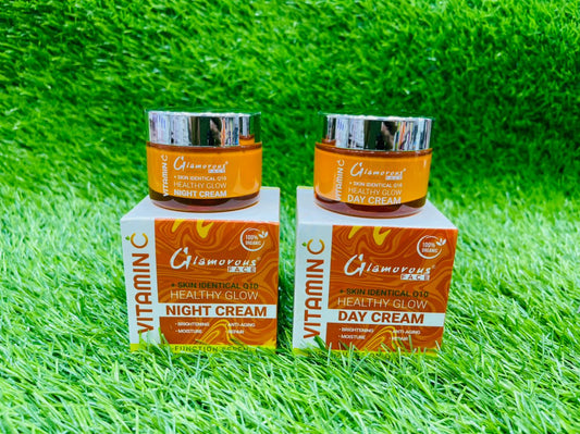GLAMOUROUS FACE USA HEALTHY GLOW VITAMIN C FACE CREAM.