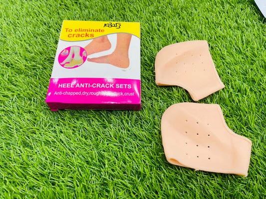SILICON ANTI HEEL CRACK SOCKS SET