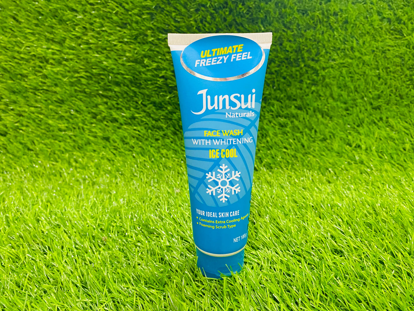 JUNSUI FACE WASH ICE COOL WHITENING