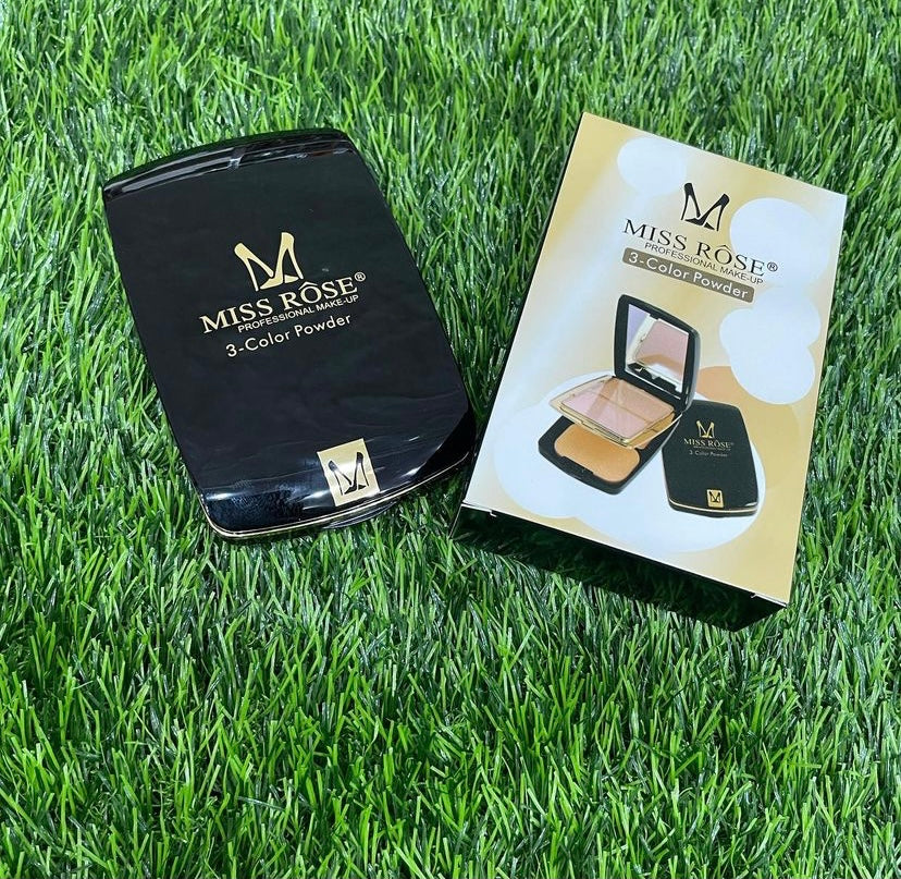 MISSROSE 3 COLOURS 5IN1 FACE POWDER