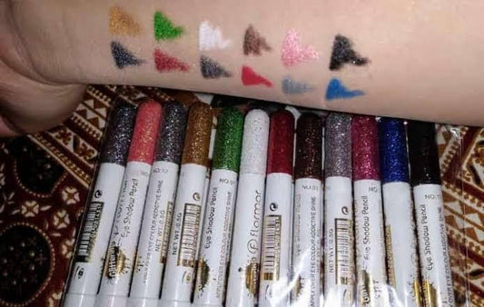 FLORMAR GLITTER PENCILS PACK OF 12