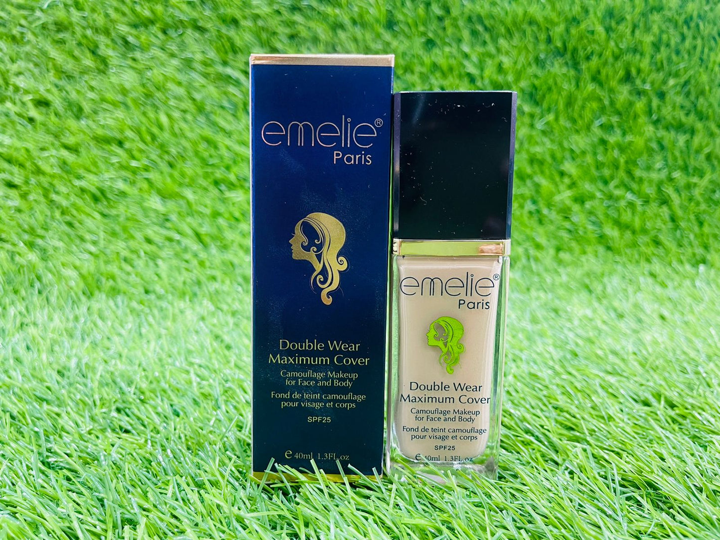 EMELIE DOUBLE WEAR MAXIMUM COVER LIQUID FOUNDATION