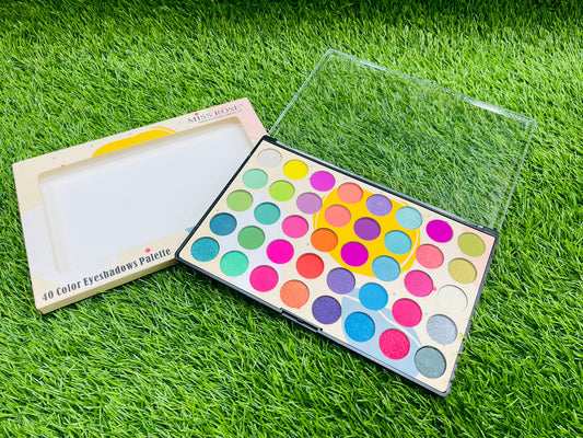 MISSROSE 40 COLOUR VELVET+MATT EYE PALLETE FUNKY COLLECTION