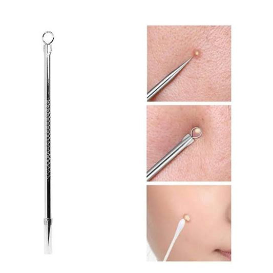 Stainless steel blackhead remover pin